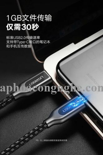 Ugreen 50223 0.5M Cáp USB TypeC sang USB mạ Zinc alloy cao cấp US265 30050223